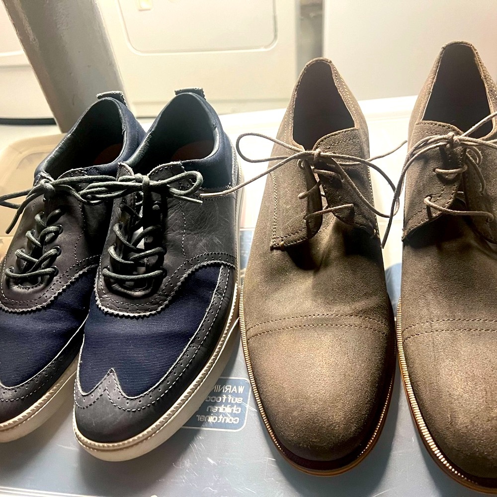 Clae and Banana Republic Men's Oxfords - Navy and Gray $20 each or 2 for $36